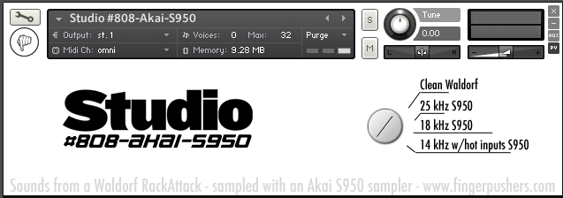 Mer information om "808 Studio sampling kit"
