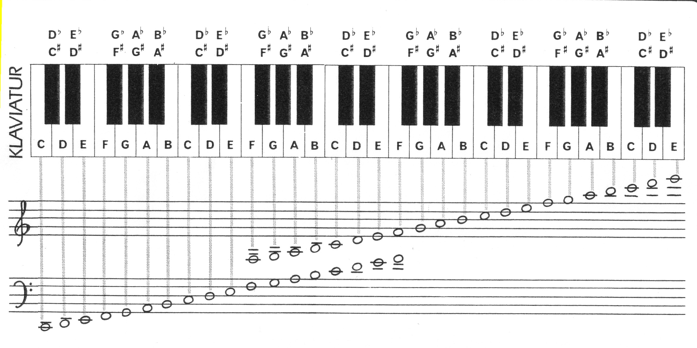 Басовый ключ пианино. Октавы на синтезаторе 61 клавиша. Ноты и октавы на синтезаторе 61 клавиша. Схема расположения нот на синтезаторе 61 клавиша. Расположение нот на пианино.