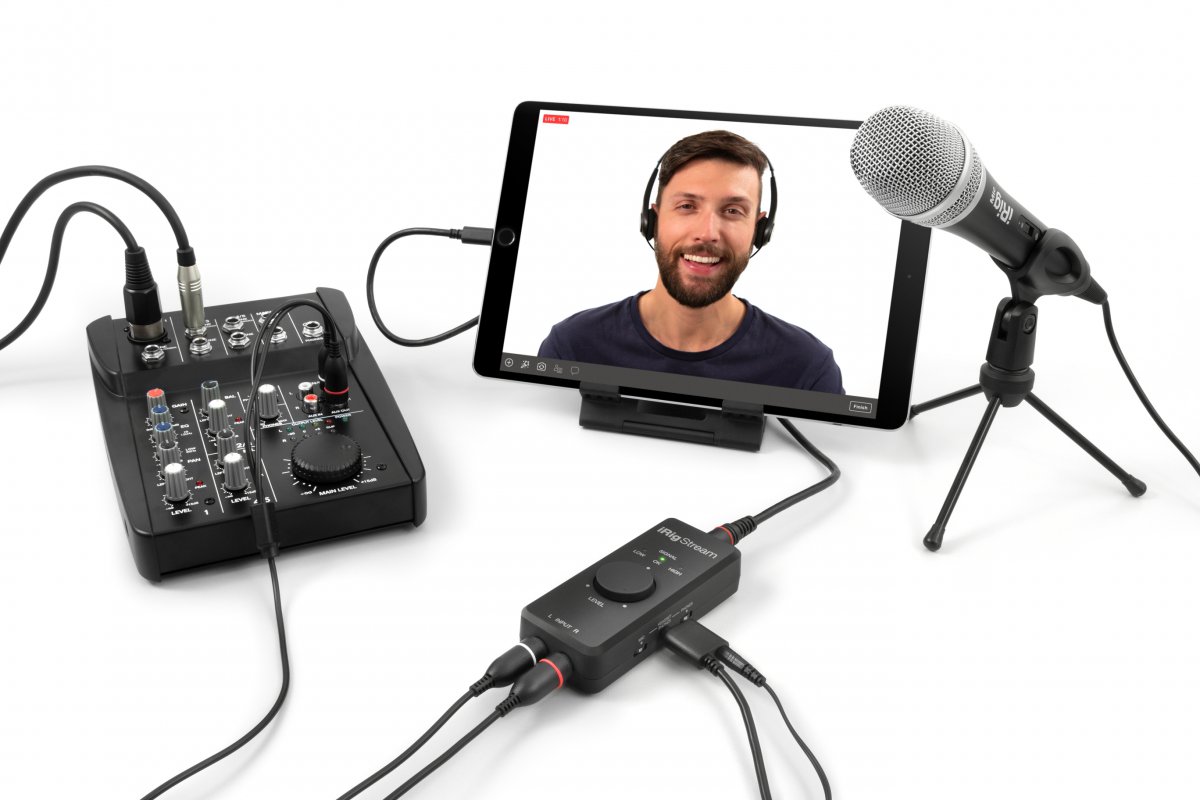 Mer information om "IK Multimedia's iRig Stream stereo audio interface now available"