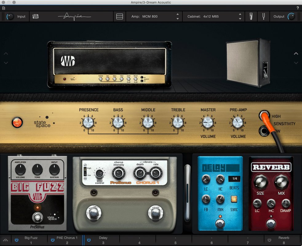 Mer information om "PreSonus Updates Ampire and Releases New State Space Modeled Plug-ins"