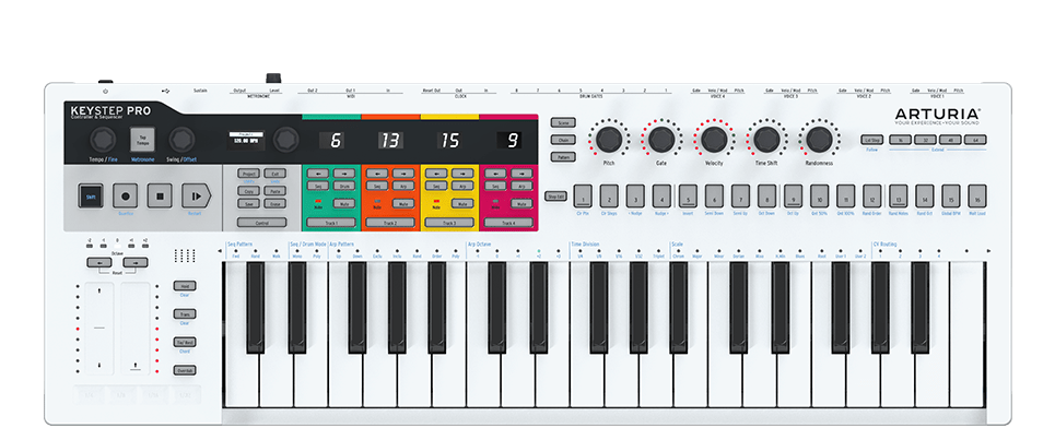 Mer information om "Arturia announce KeyStep Pro availability"