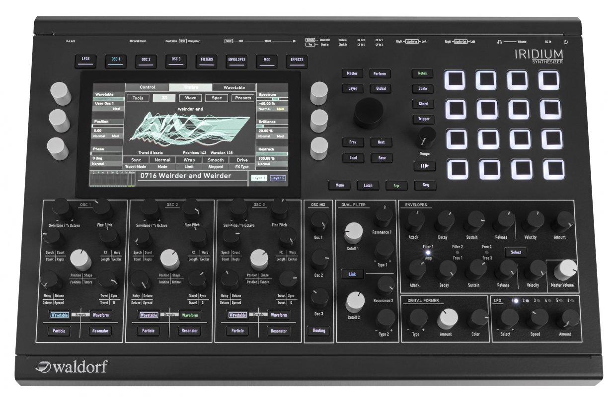 Mer information om "Waldorf Music makes more waves by bringing flagship’s futuristic functionality and advanced tonality to desktop with Iridium Synthesizer"