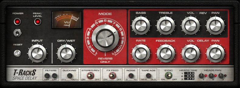 Mer information om "IK Multimedia releases T-RackS Space Delay plug-in emulation of iconic tape delay unit"