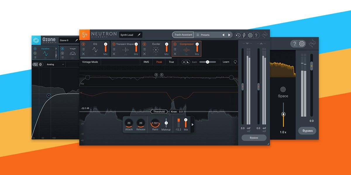 Mer information om "FREE with any purchase: choose one from three iZotope Elements Plugins"