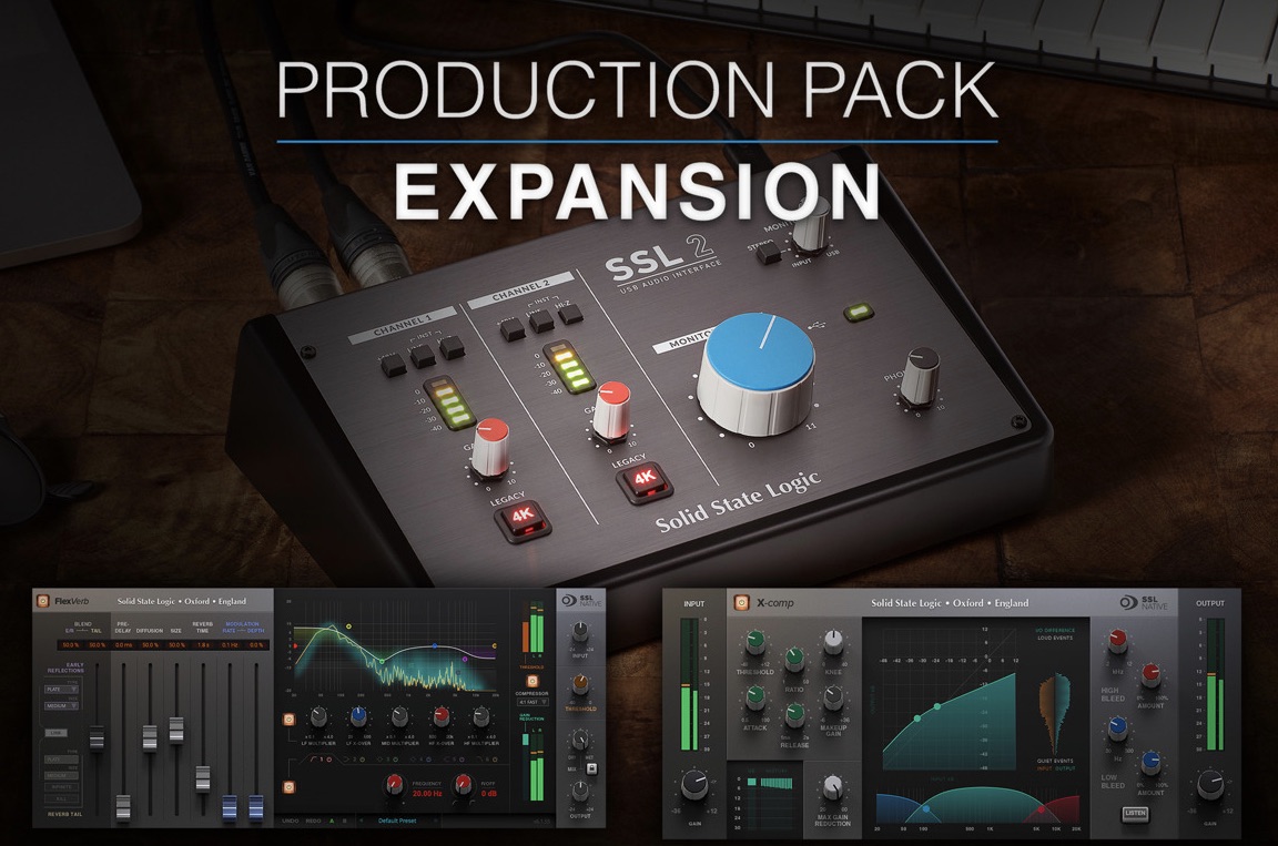 Mer information om "Solid State Logic Adds Extra Production Punch to its Audio Interfaces"