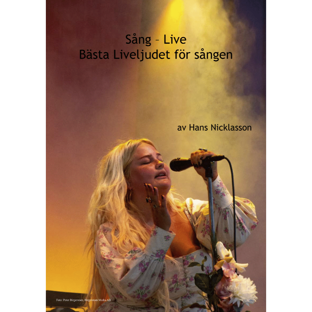 Sång live – Bästa liveljudet för sången (pdf)