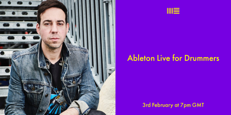 Mer information om "Ableton Presents Free ‘Ableton Live for Drummers’ Webinar"