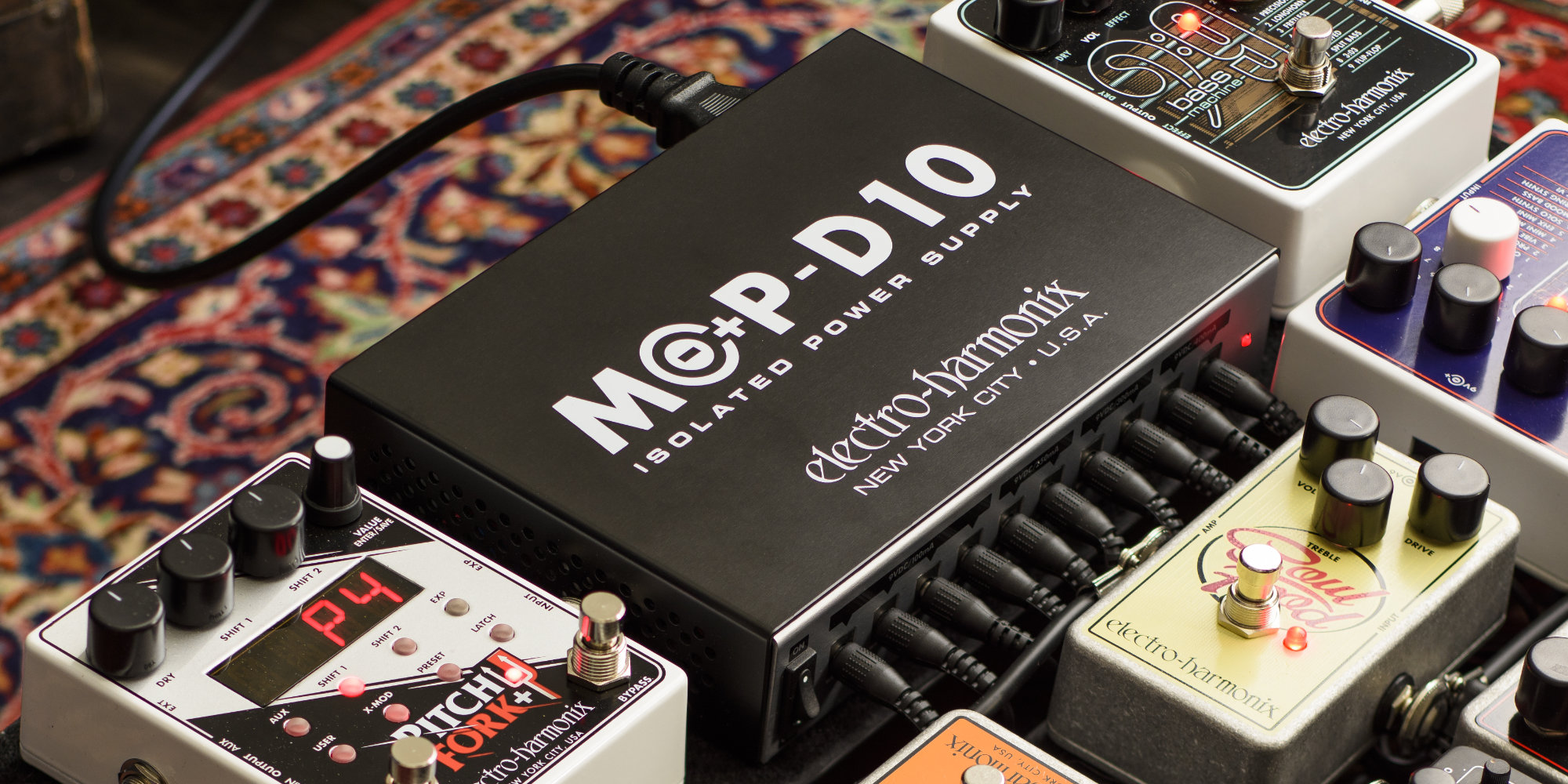 Mer information om "Electro-Harmonix introduces the MOP-D10 Isolated Multi-Output Power Supply"