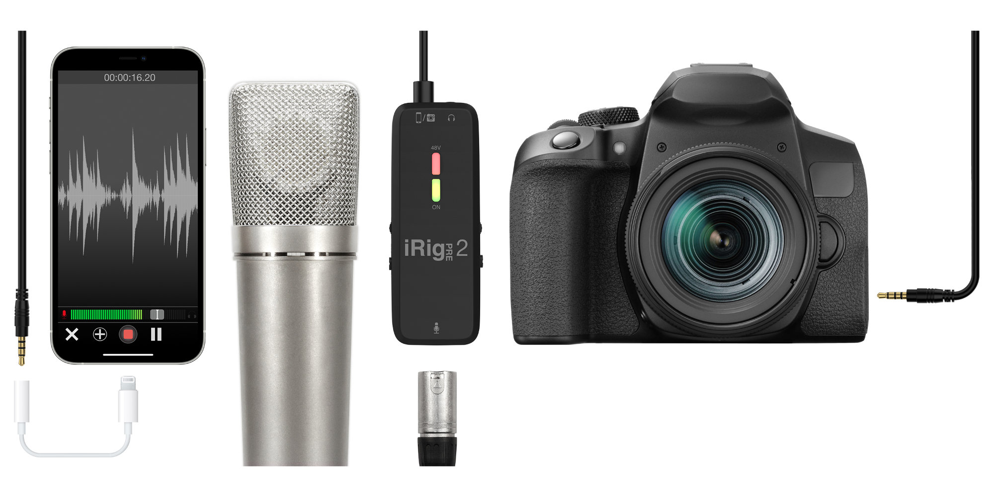 Mer information om "IK Multimedia announces iRig Pre 2 Mobile XLR Microphone Interface"