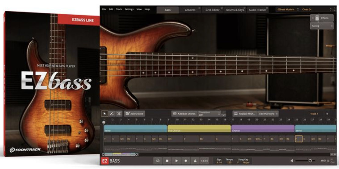 Mer information om "Toontrack launches 10-day EZbass trial"