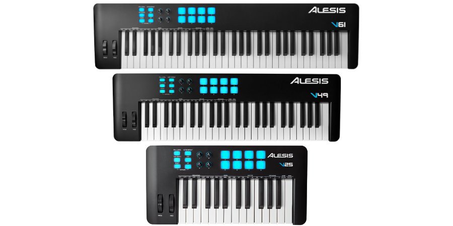 Mer information om "Alesis announces the new V series V25 MKII, V49 MKII and V61 MKII"