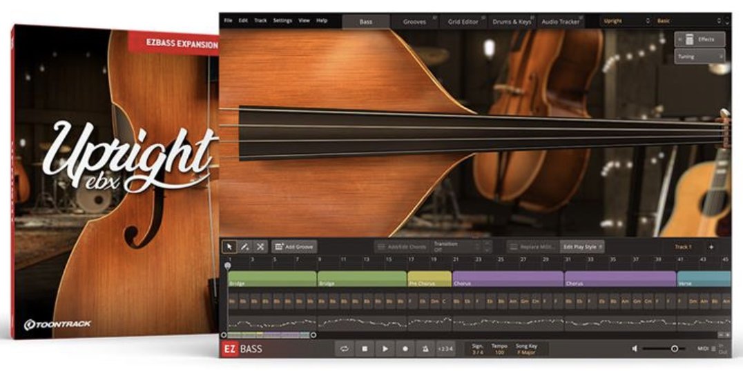 Mer information om "Toontrack releases Upright EBX for EZbass"