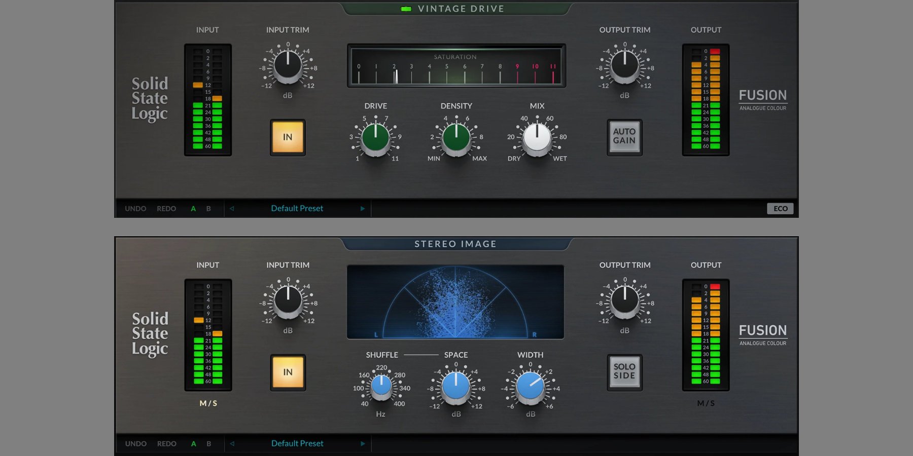 Mer information om "Solid State Logic Introduce the SSL Fusion Plug-ins Vintage Drive and Stereo Image"