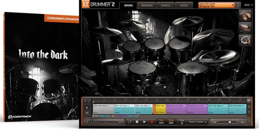 Mer information om "Toontrack releases Into the Dark EZX"