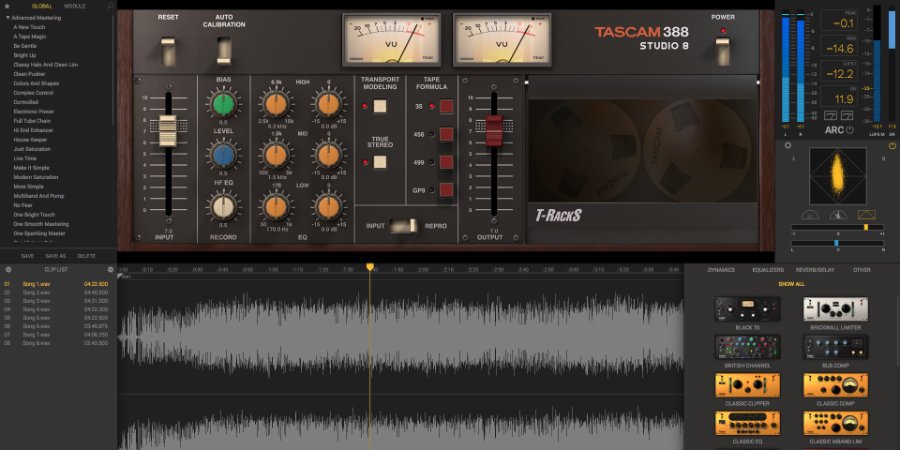 Mer information om "IK Multimedia Announces the T-RackS TASCAM Tape Collection"