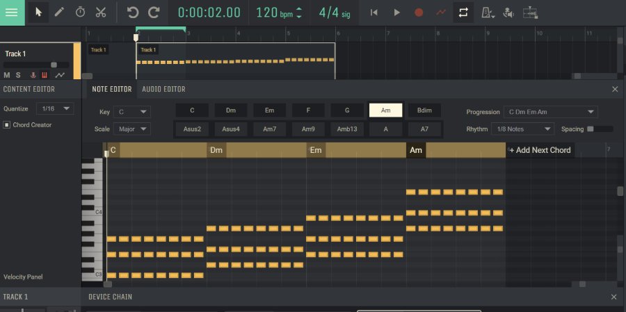 Mer information om "Amped Studio releases Chord Creator"