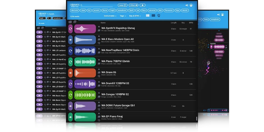 Mer information om "Waves releases Cosmos AI-Powered Sample Finder and CR8 Creative Sampler"