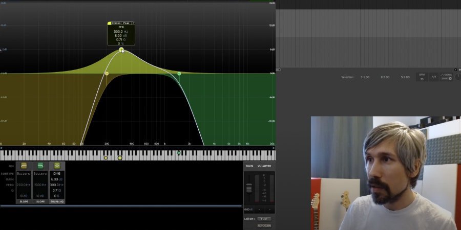 Mer information om "Så mixar du basen för att ge plats åt andra instrument (video)"