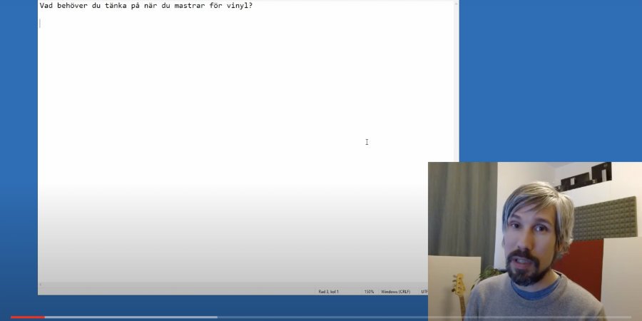 Mer information om "6 saker att tänka på när du mastrar för vinyl (video)"