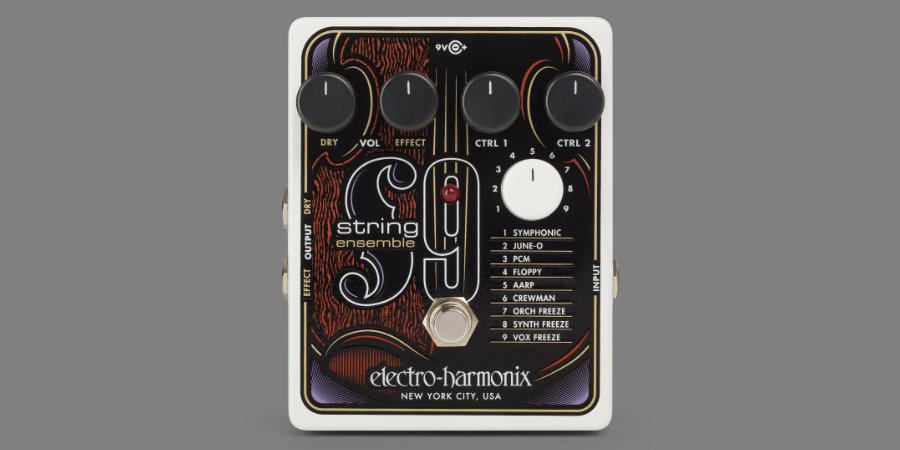 Mer information om "Electro-Harmonix introduces the String9 String Ensemble Pedal"