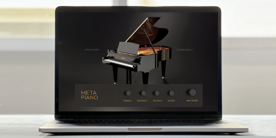 Mer information om "Metapiano. A 60MB modeled grand piano that sounds like a 30GB one."