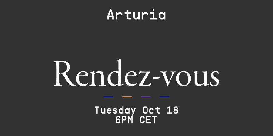 Mer information om "Arturia teases 'Rendez-vous' livestream event for October 18th"