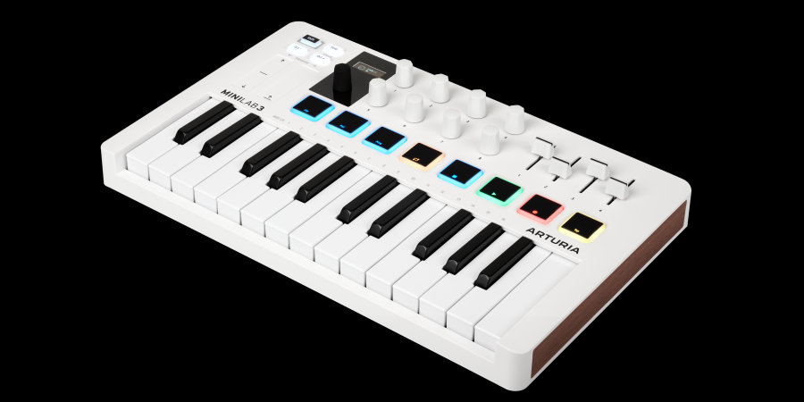 Mer information om "Arturia unveils revamped next-generation MiniLab 3 MIDI controller"