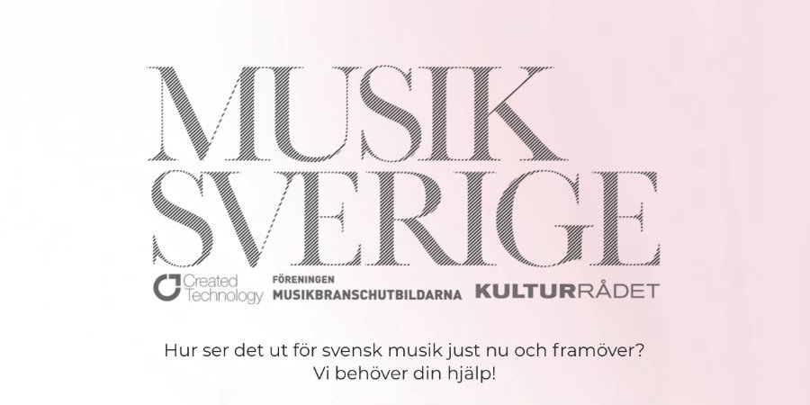 Mer information om "Omfattande undersökning om musiklivet i Sverige"