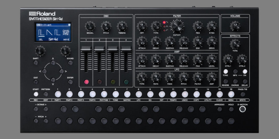 Mer information om "Roland Announces SH-4d Synthesizer"
