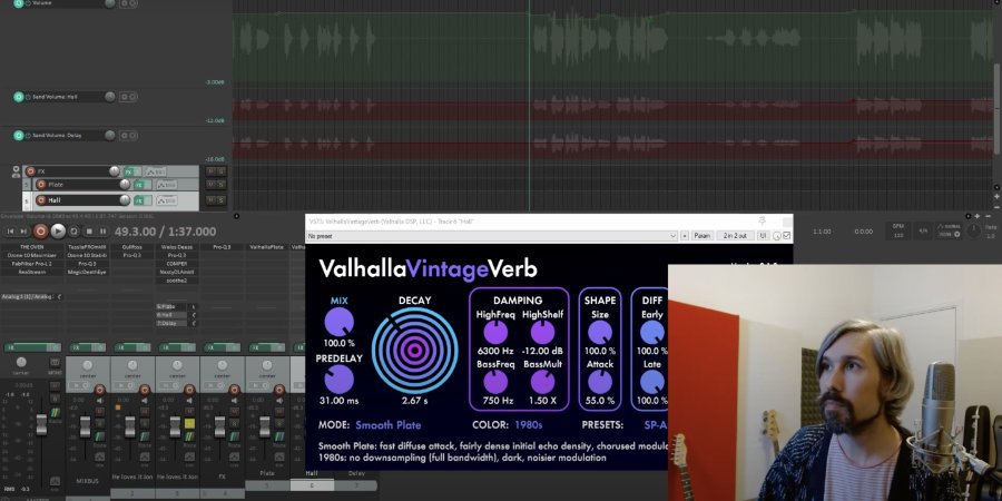 Mer information om "Så placerar du leadsången i mixen med reverb och delay (video)"