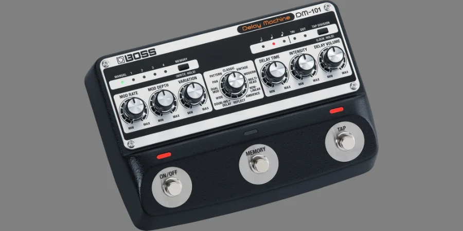 Mer information om "BOSS releases DM-101 Delay Machine"