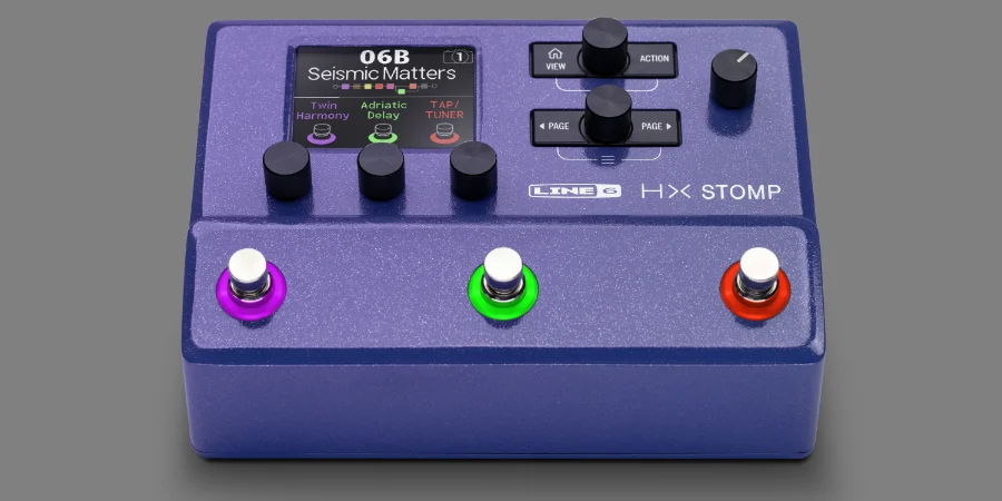 Mer information om "Line 6 releases HX Stomp Purple Special Edition"