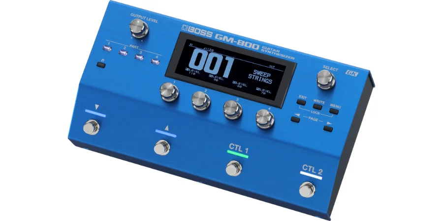 Mer information om "BOSS Announces New Serial GK System and GM-800 Guitar Synthesizer"