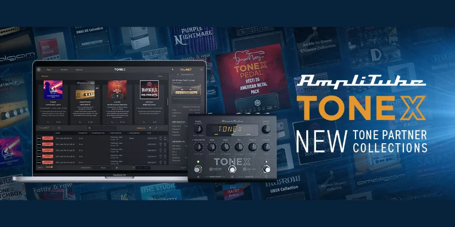 Mer information om "IK Multimedia Releases New TONEX Tone Partner Collections"