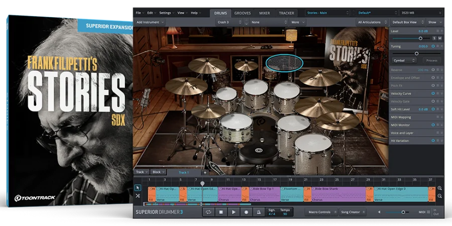 Mer information om "Toontrack releases new SDX expansion by Frank Filipetti"