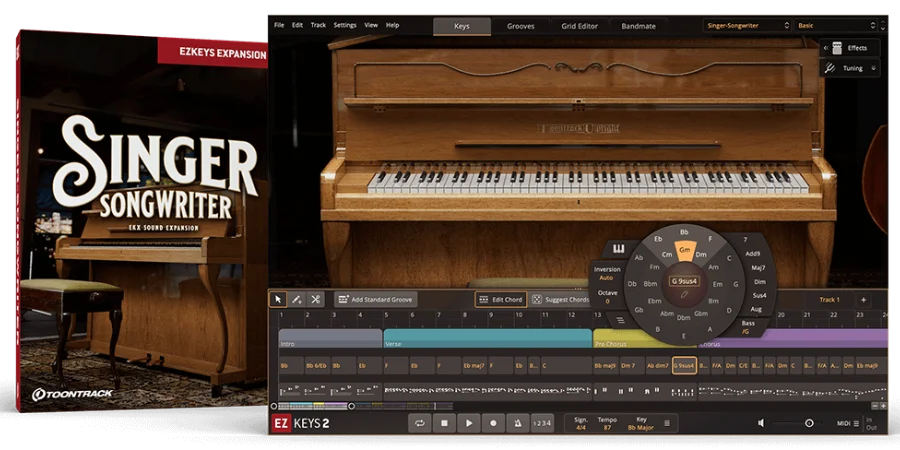 Mer information om "Toontrack releases second new EKX expansion for EZkeys 2"