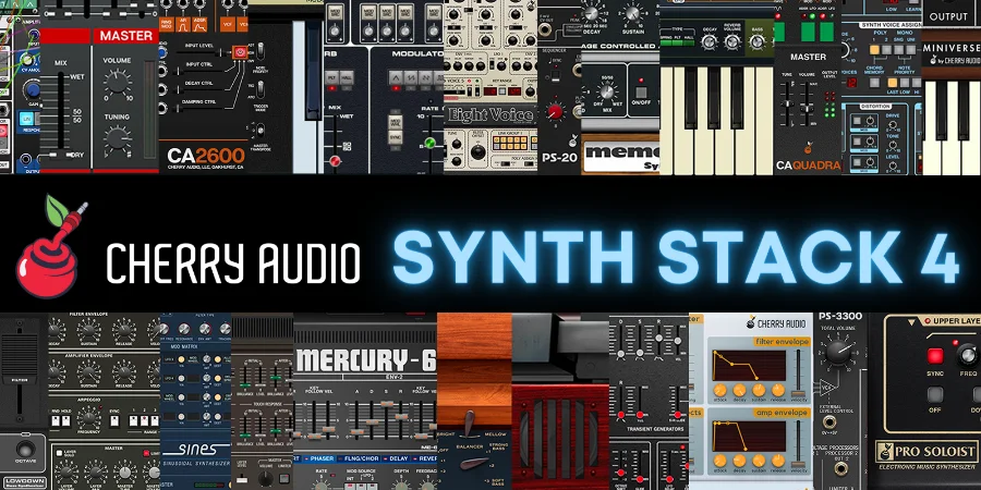 Mer information om "Cherry Audio Releases Synth Stack 4 Collection"