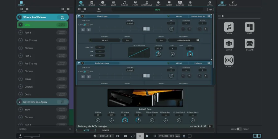 Mer information om "Steinberg announces VST Live Pro 2 – The Advanced Stage Production System"