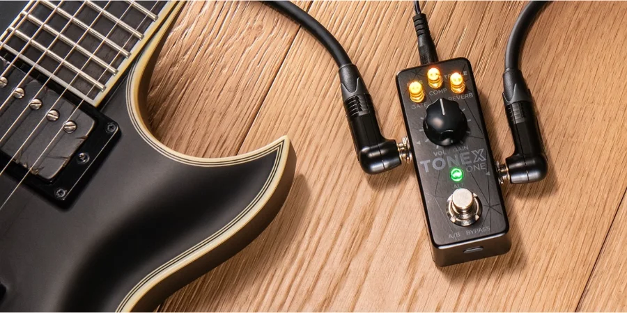Mer information om "IK Multimedia Announces TONEX ONE – a Groundbreaking Mini Pedal for Electric Guitar and Bass Players"