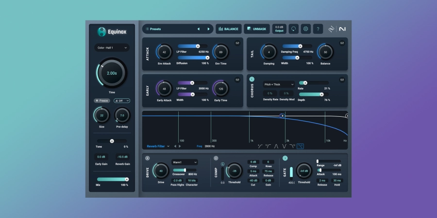 Mer information om "iZotope Equinox: Reverbplugg i världsklass"