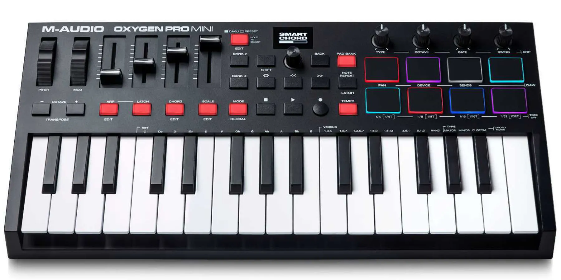 portabla midi-klav 2025 m-audio oxygen mini 1800x900.webp