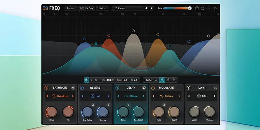 Mer information om "Izotope FXEQ: Multieffekt som låter dig måla med ljud"