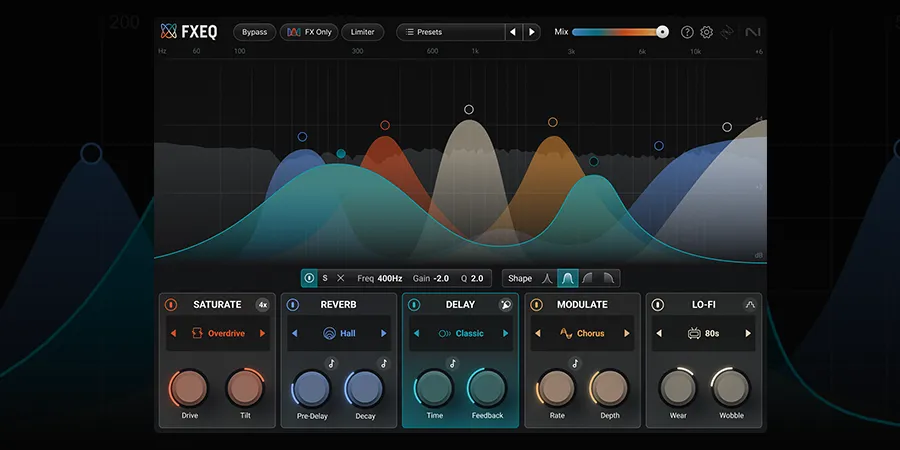 Mer information om "Izotope FXEQ: Smidig multibandseffekt i Catalyst-serien"