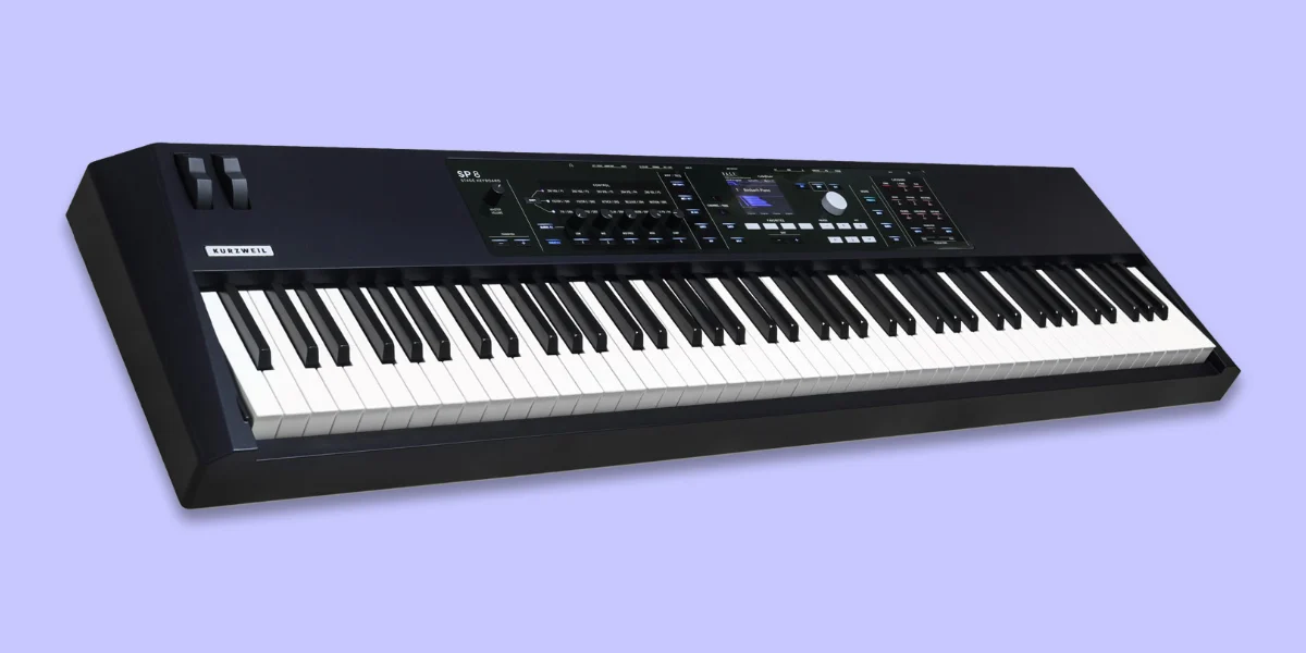 Mer information om "NAMM 2026: Kurzweil SP8 – nytt kraftfullt stagepiano"